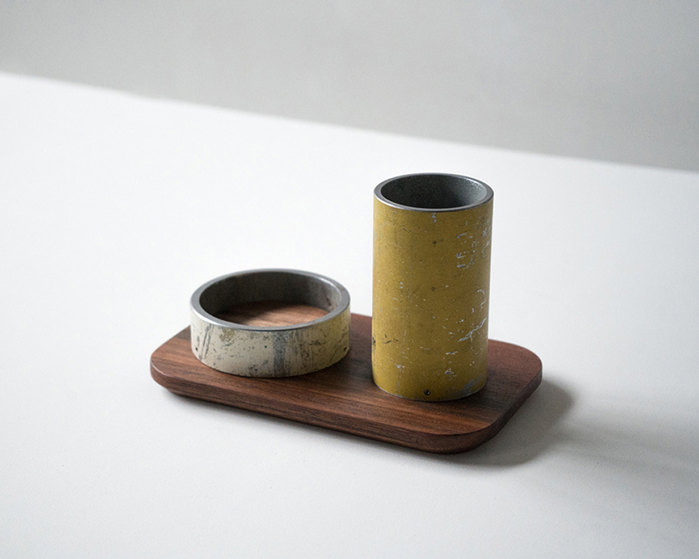 My LAND桌上建築系列中的筆筒與置物盒