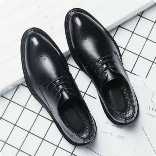 Business pointed leather shoes A7782