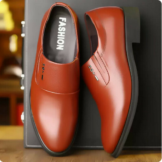 Heightening formal leather shoes (8836)