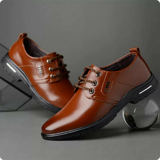 Genuine leather pointed toe shoes (1978) spring and autumn style