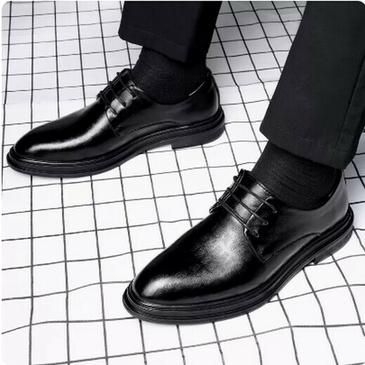 Heightening casual leather shoes 1113