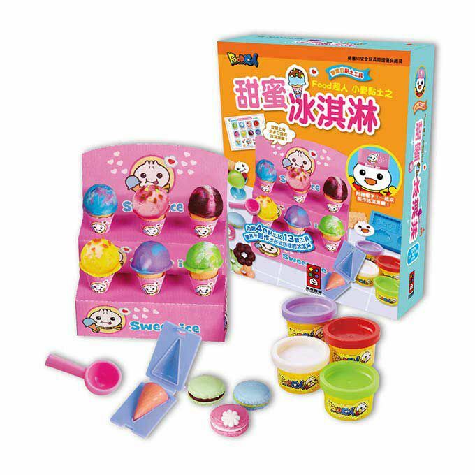 《 風車出版 》 小麥黏土之甜蜜冰淇淋-FOOD超人