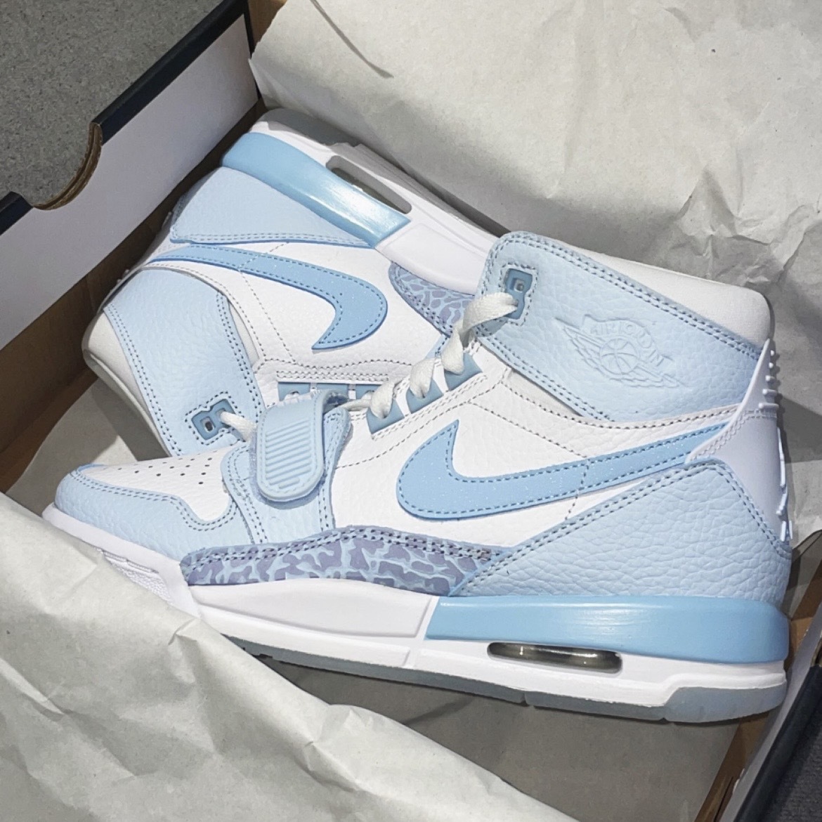 Nike Jordan Legacy 312 (GS) 爆裂北卡藍 冰底 高筒 FV8118-141