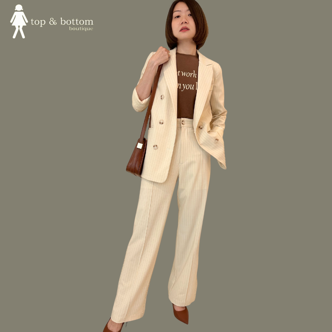 STRIPED LONG TROUSER