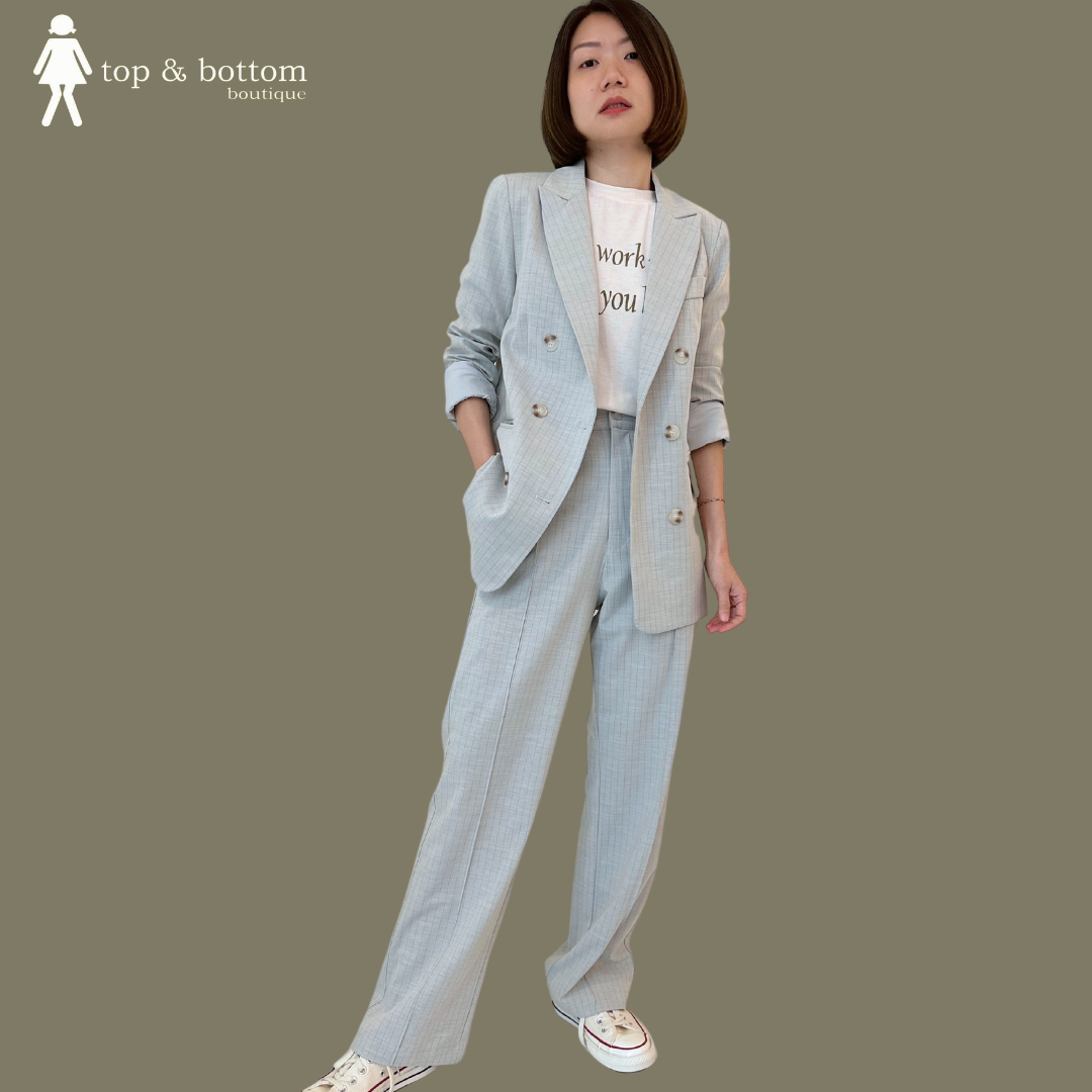 STRIPED LONG TROUSER