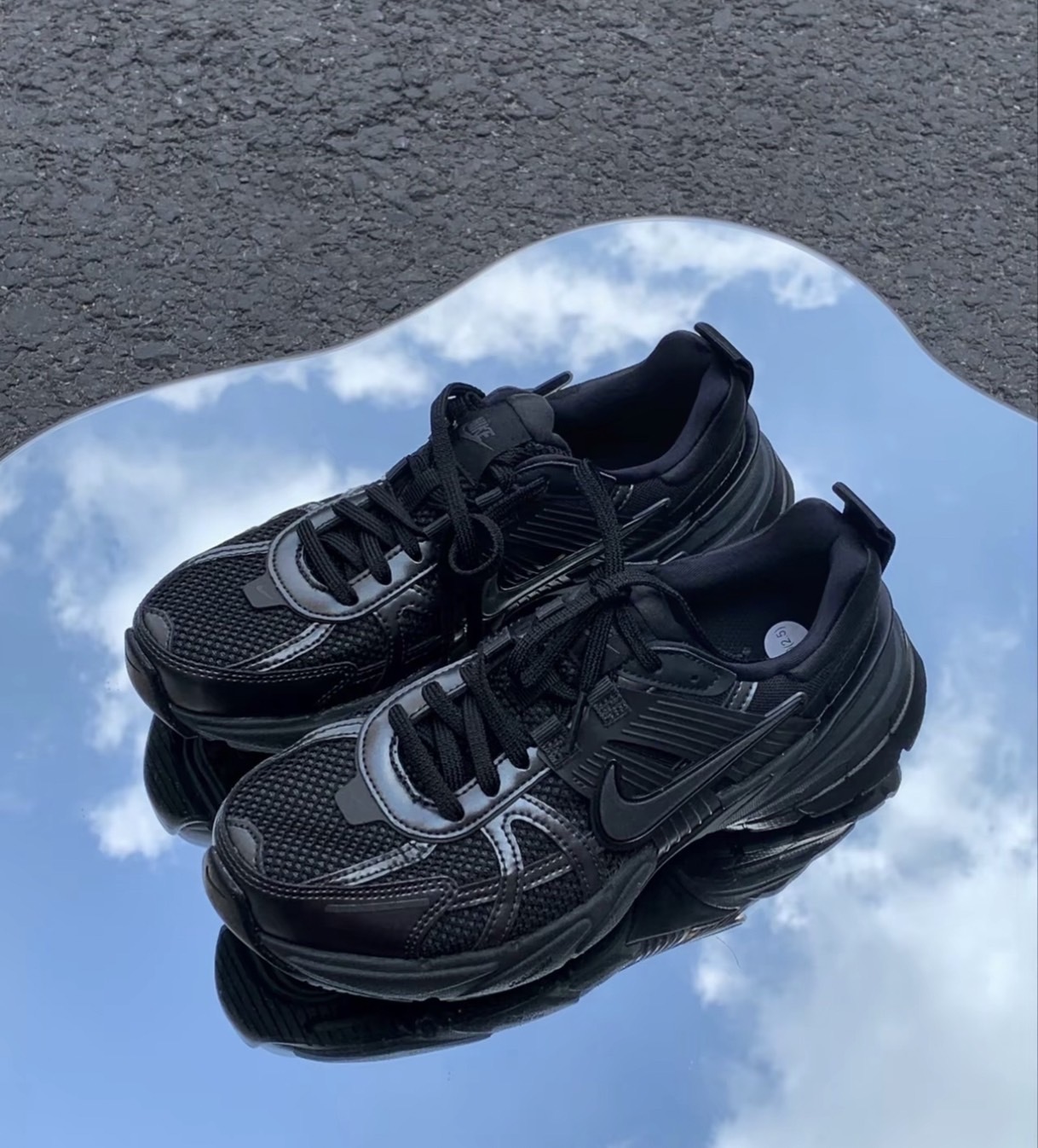 NIKE V2K RUN RUNTEKK WMNS Y2K風格 全黑 黑魂