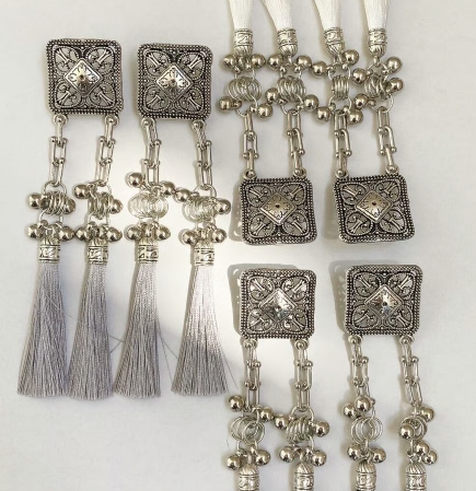 LAUGHTER - 人造絲流蘇耳環