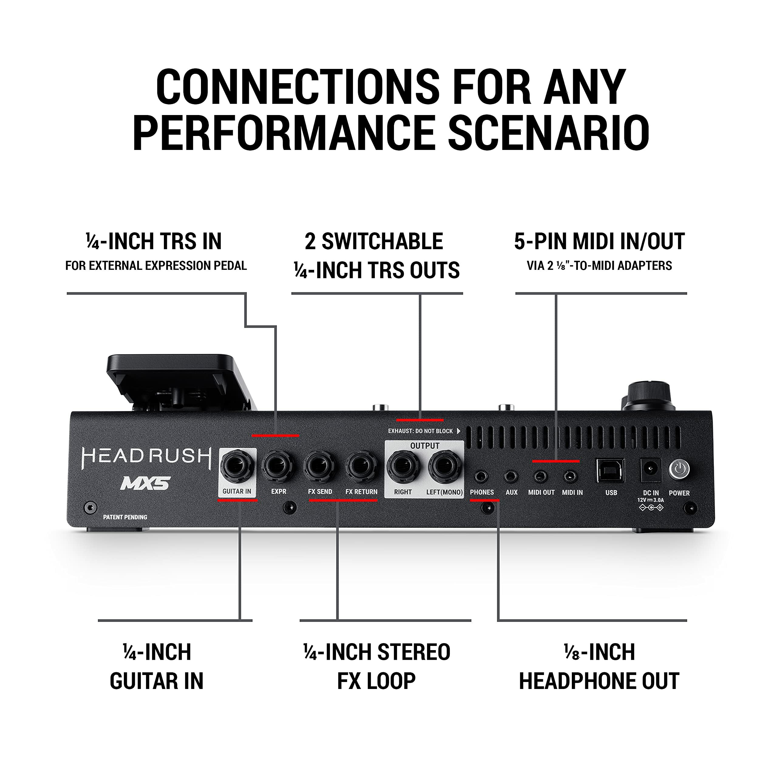 HeadRush MX5 吉他效果器公司貨【宛伶樂器】