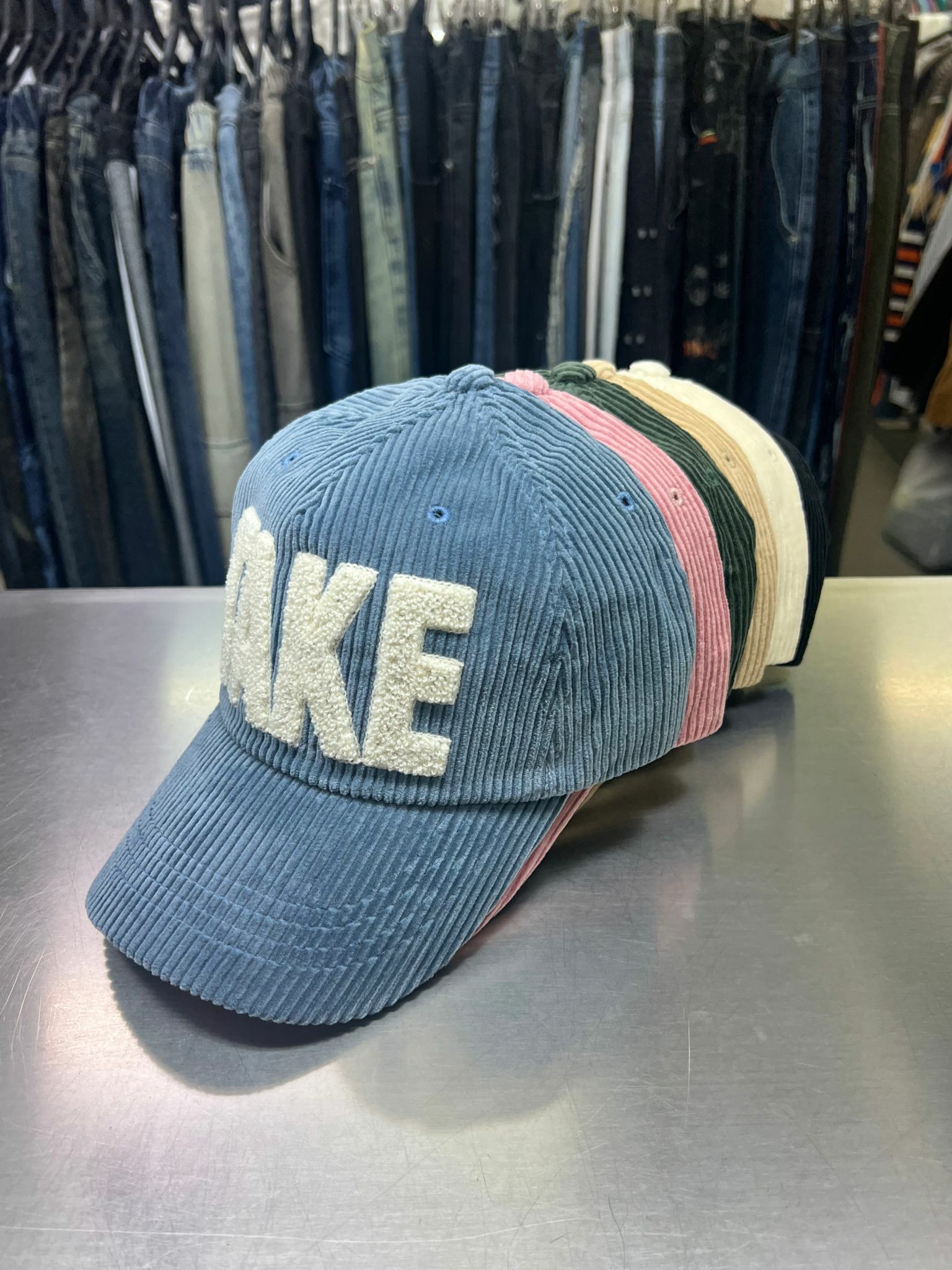 燈心絨Cap帽 H665