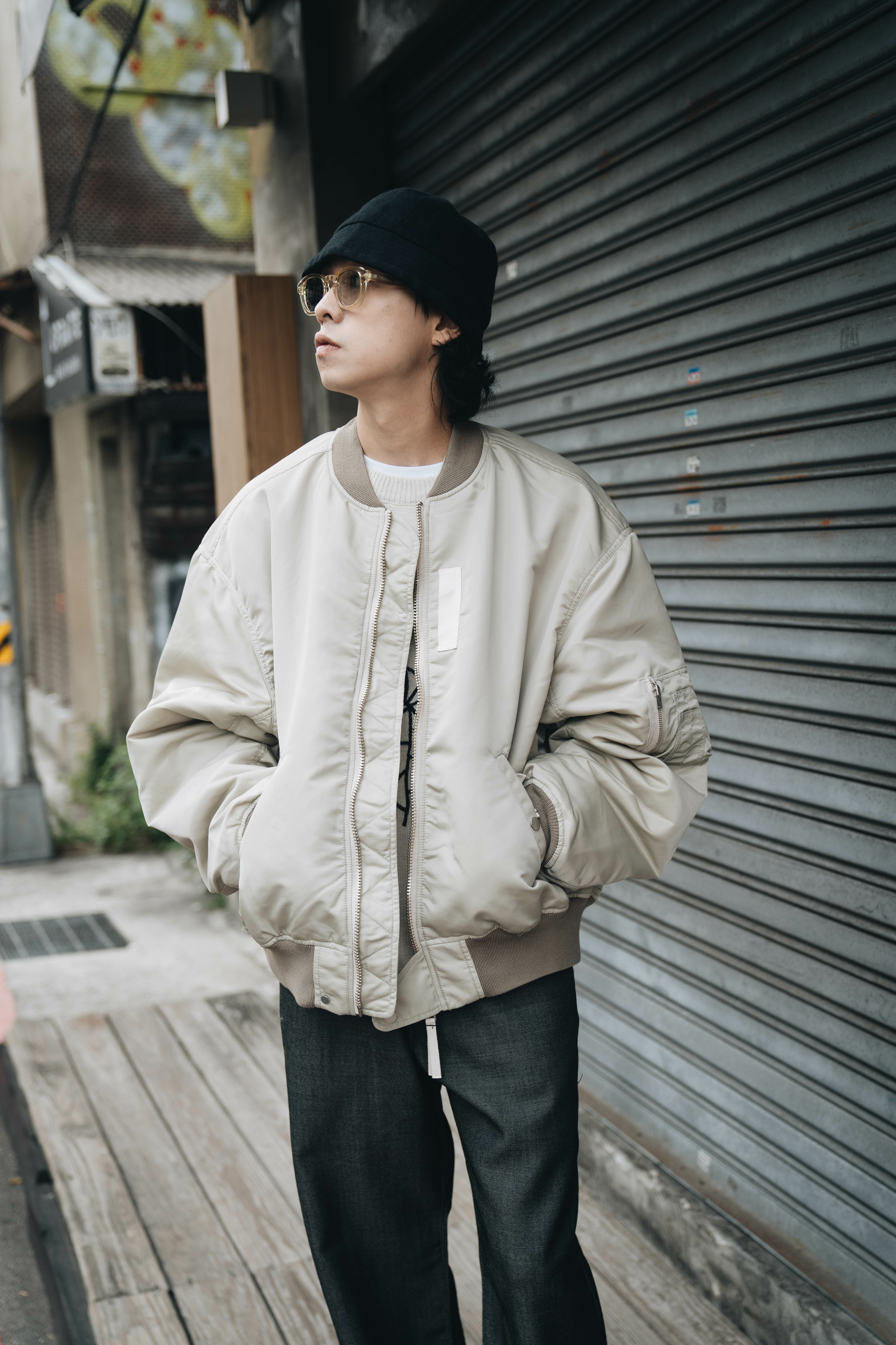 Name. - NYLON TWILL BIG MA-1 / KHAKI