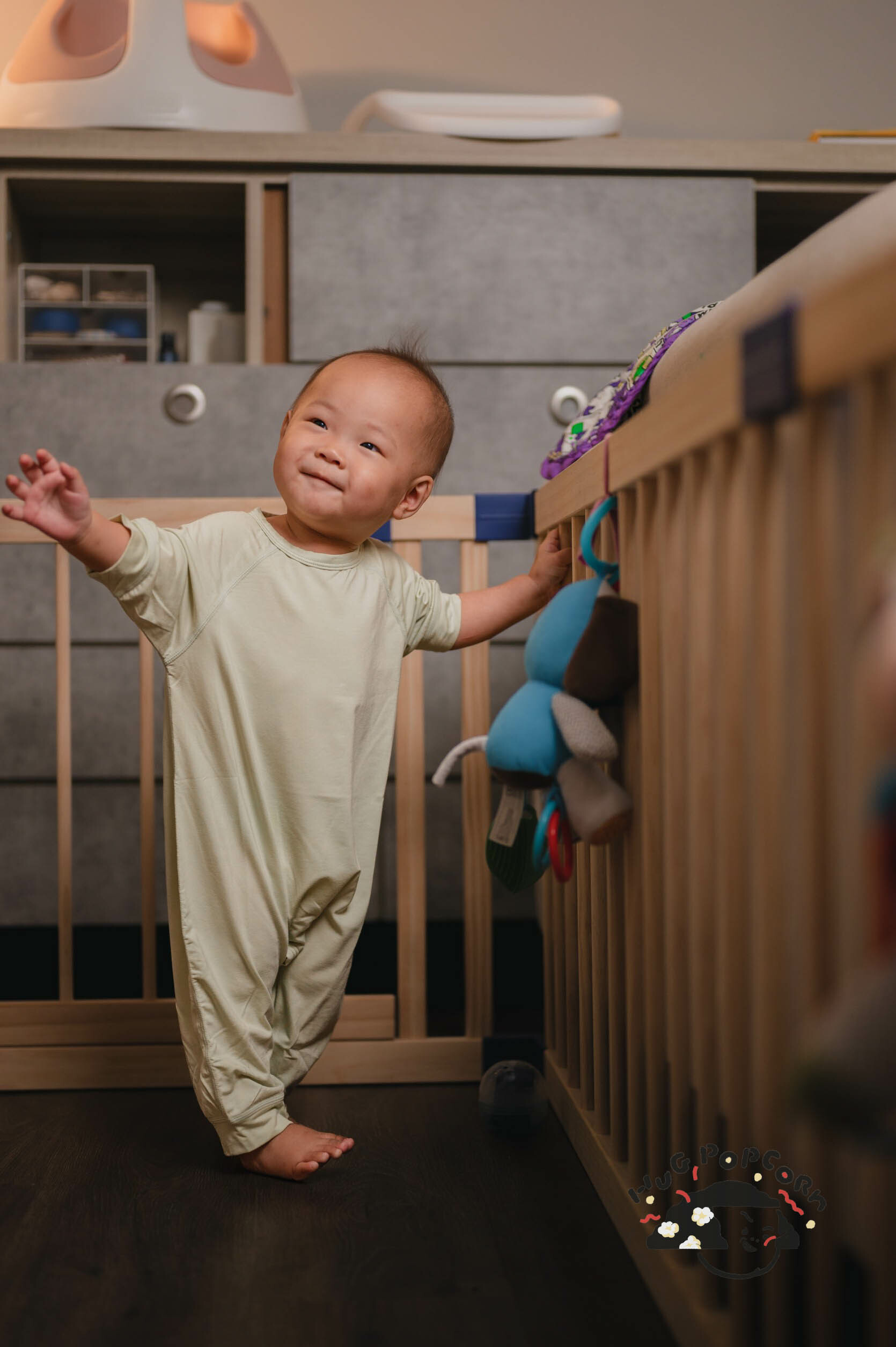 莫代爾寬鬆連身衣(五分袖)