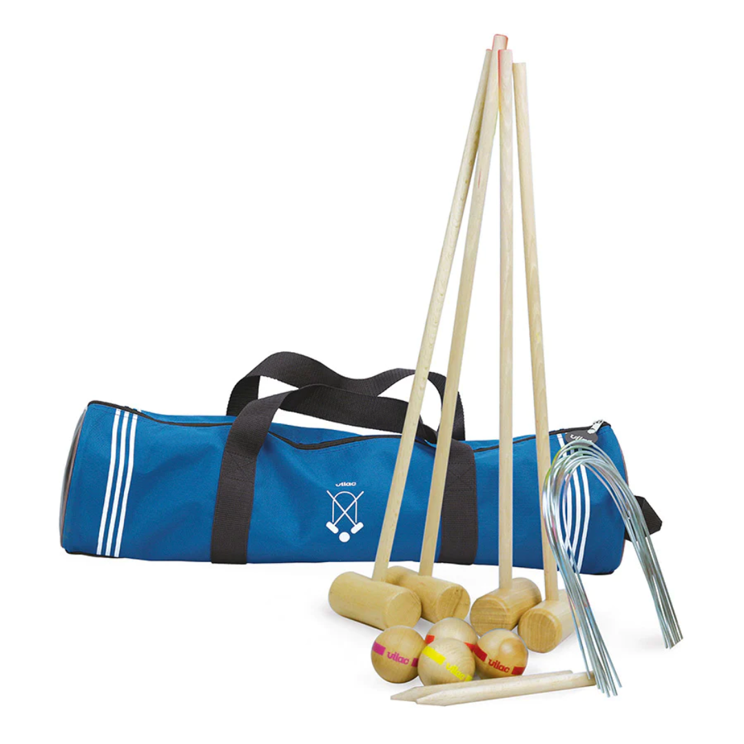 Vilac 4 Players Junior Croquet Set with Bag