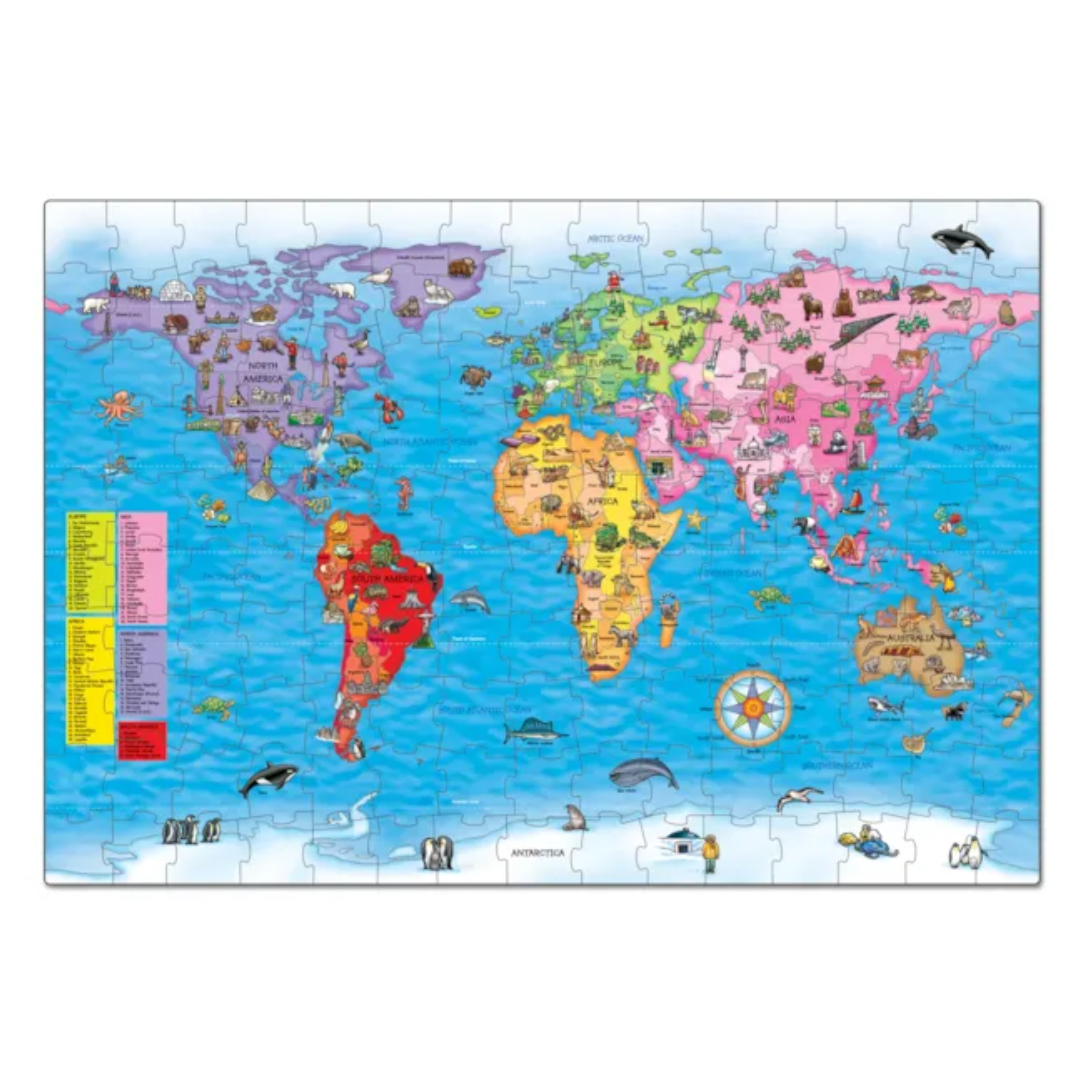 Orchard Toys World Map Puzzle and Poster (150 P)