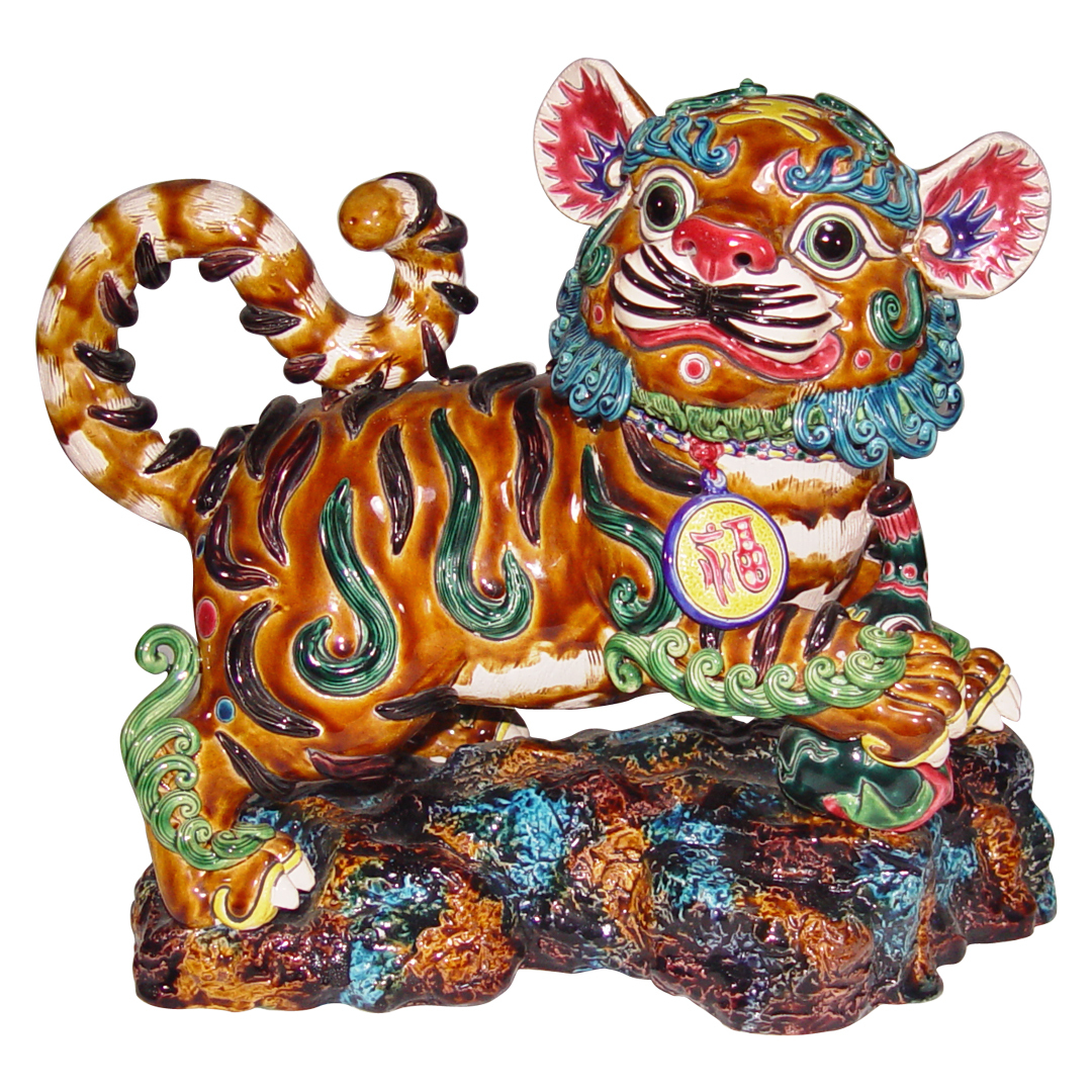 鹿港窯禮品館│交趾陶十二生肖系列L