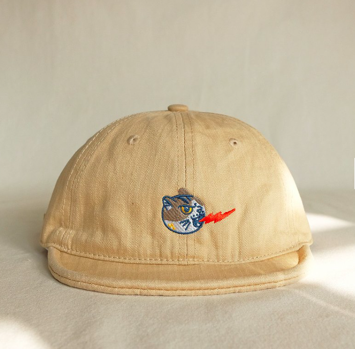 晚安貓 不良貓短帽 帽子 ｜皮康