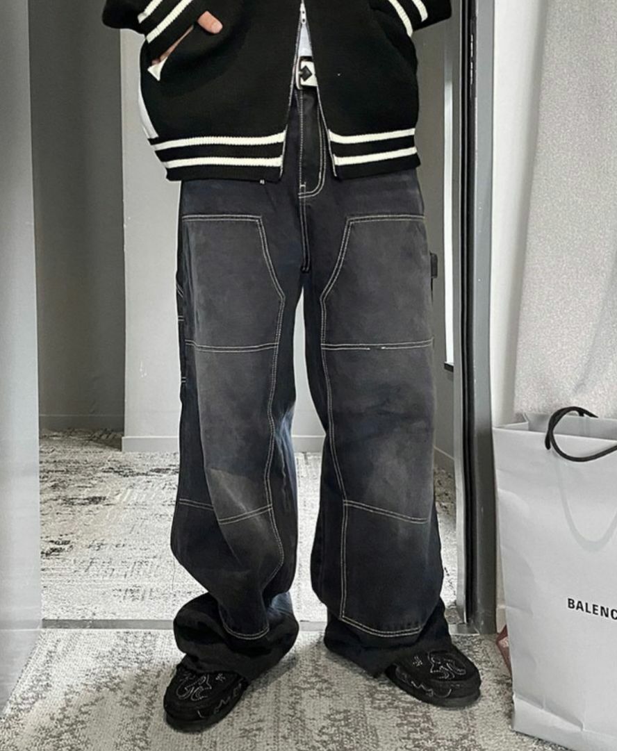 洗水鬆身牛仔褲 J709