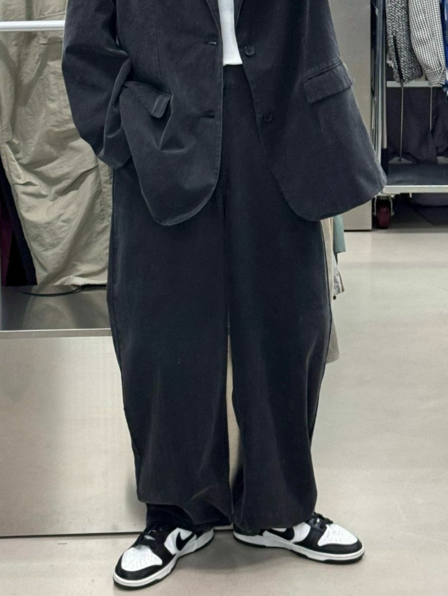 淨色洗水鬆身牛仔褲 P2626