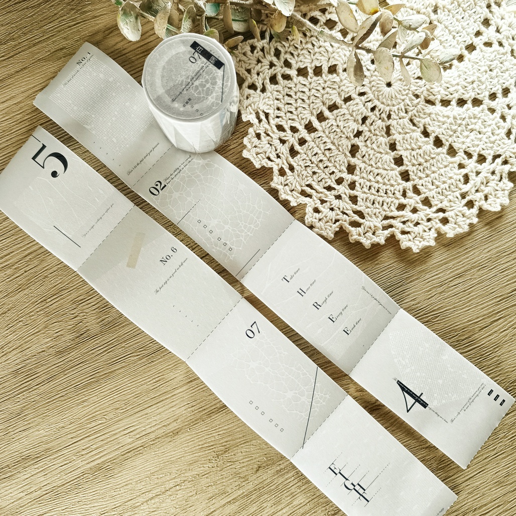 無色綻放．白網 4.5cm描圖紙/和紙膠帶 <整捲/分裝>