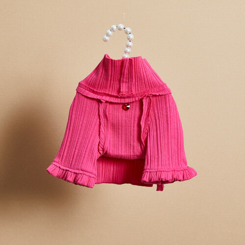 Louisdog Raffiné 高領衫（桃紅）