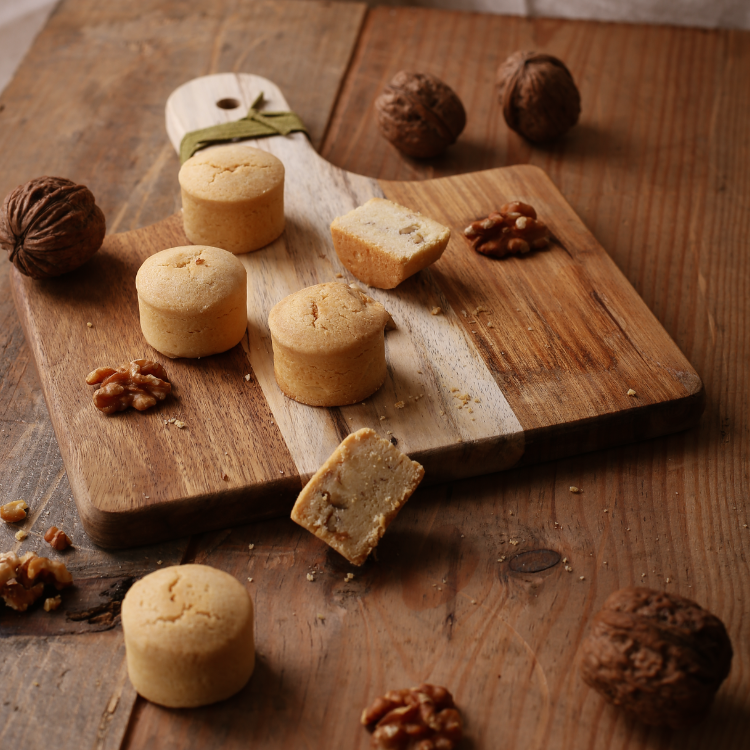 核桃杏香酥9入禮盒 (奶蛋素) ｜舊振南