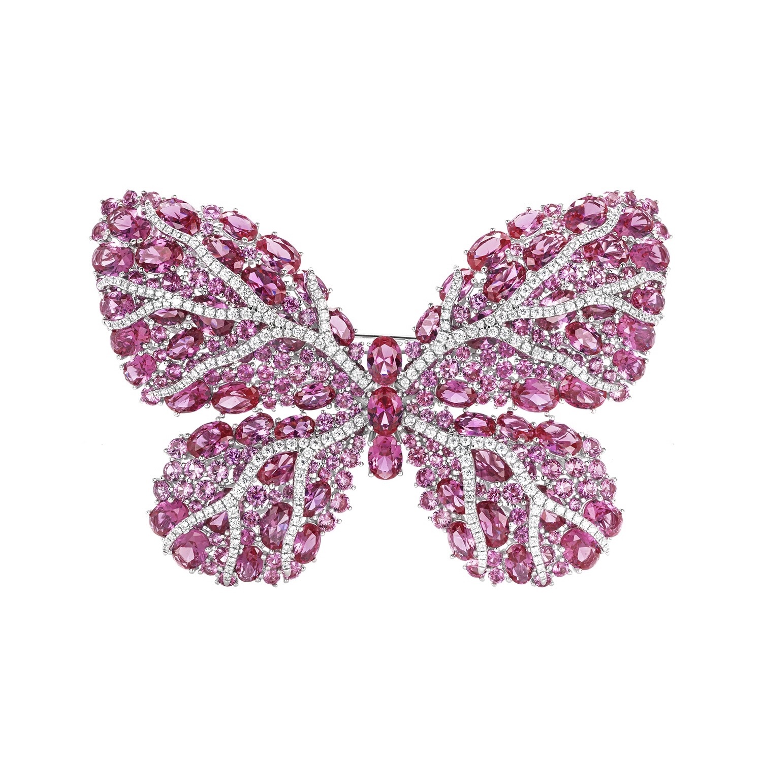 紅色蝴蝶結戒指胸針 925銀胸針