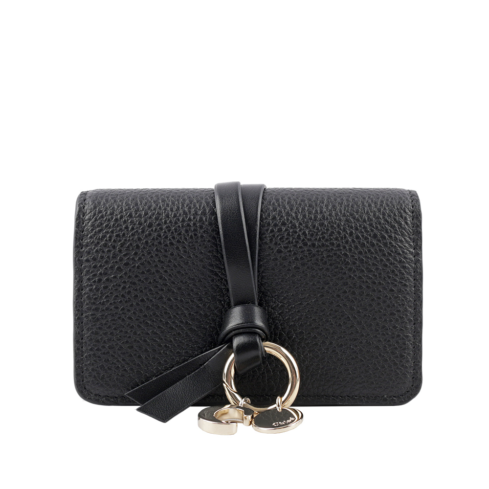 【Chloé】Alphabet C Logo 牛皮對開釦式卡片/名片夾