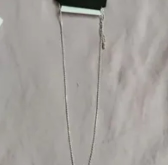 [S] NYU.NYU HEART GEM PENDANT NECKLACE, SILVER, SNN272 (SNN272)