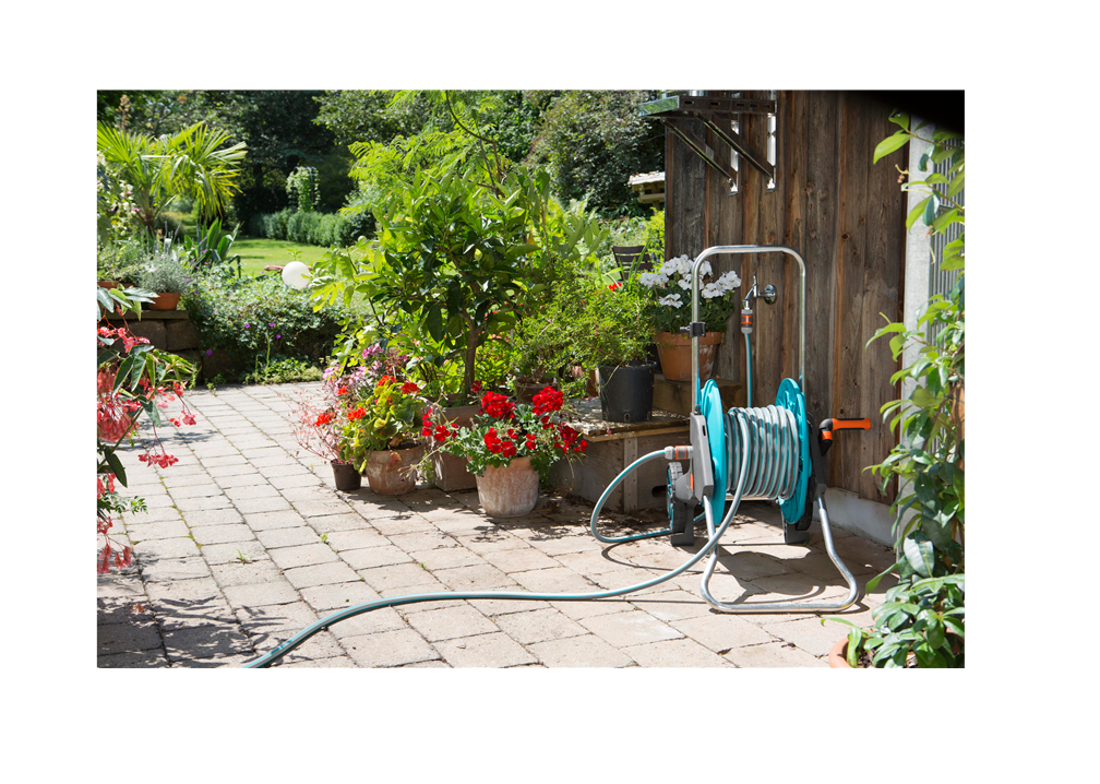 "GARDENA" 德國1.5m-4分喉Classic水喉配件(喉架連接水龍頭用)(5套/盒)-[18011]