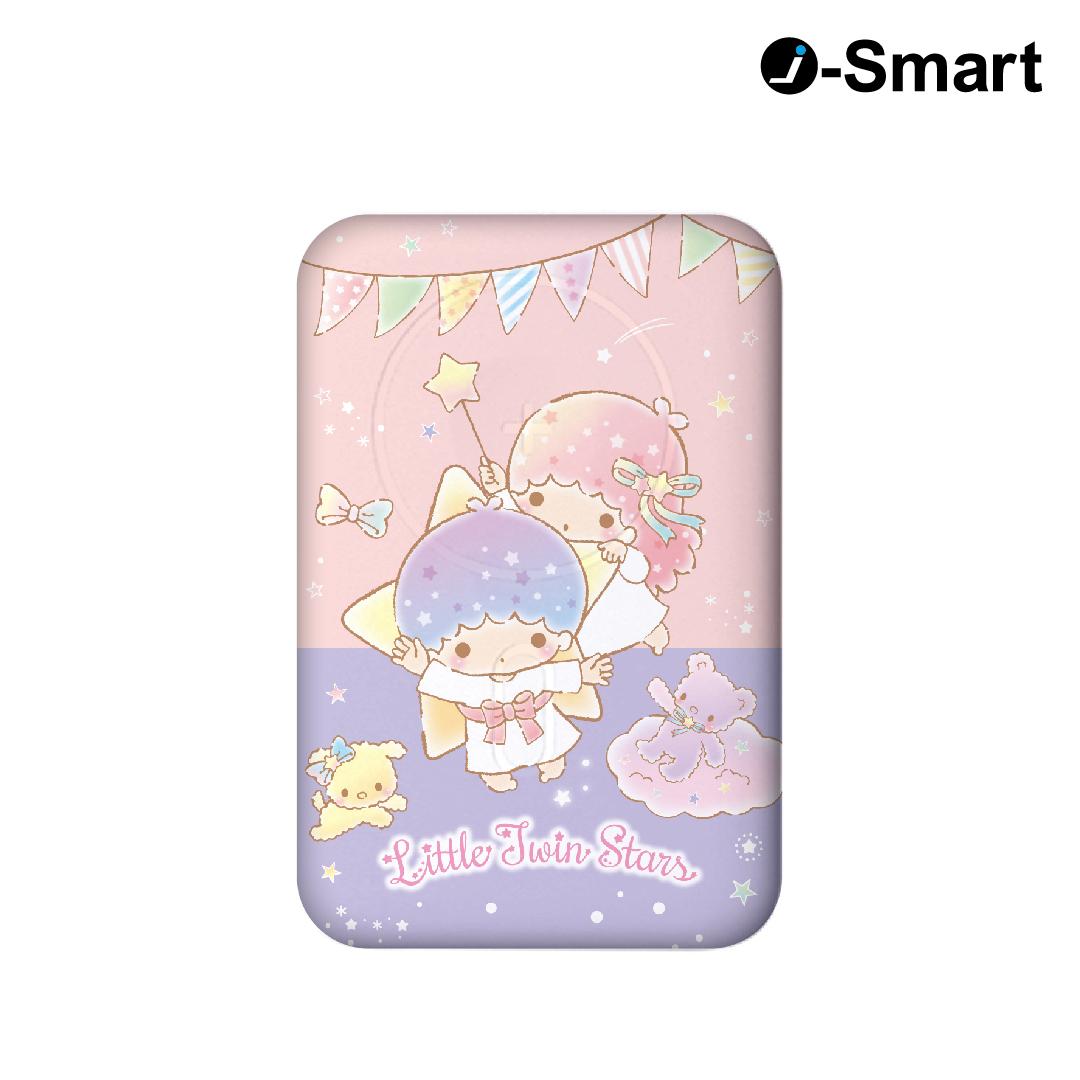SANRIO CHARACTERS-3合1磁吸行動電源-LITTLE TWIN STARS