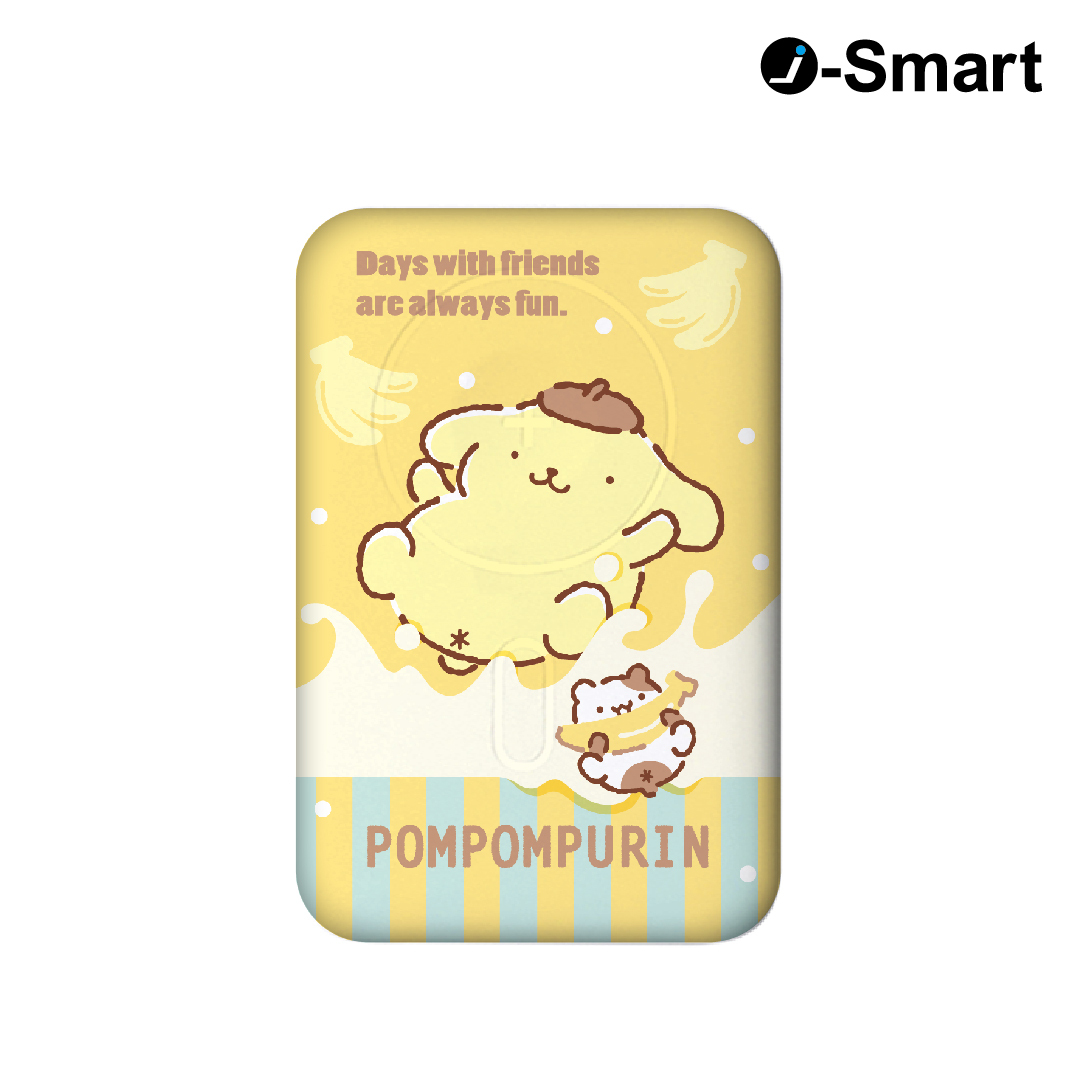 SANRIO CHARACTERS-3合1磁吸行動電源-POMPOMPURIN