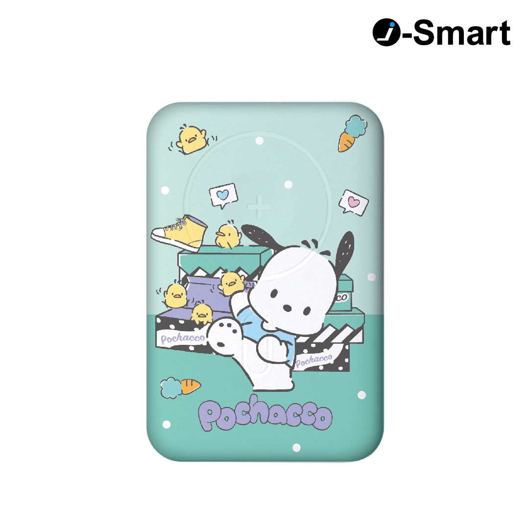 SANRIO CHARACTERS-3合1磁吸行動電源-POCHACCO
