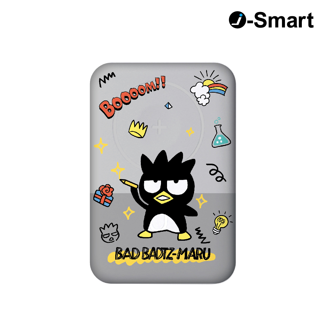 SANRIO CHARACTERS-3合1磁吸行動電源-BAD BADTZ-MARU