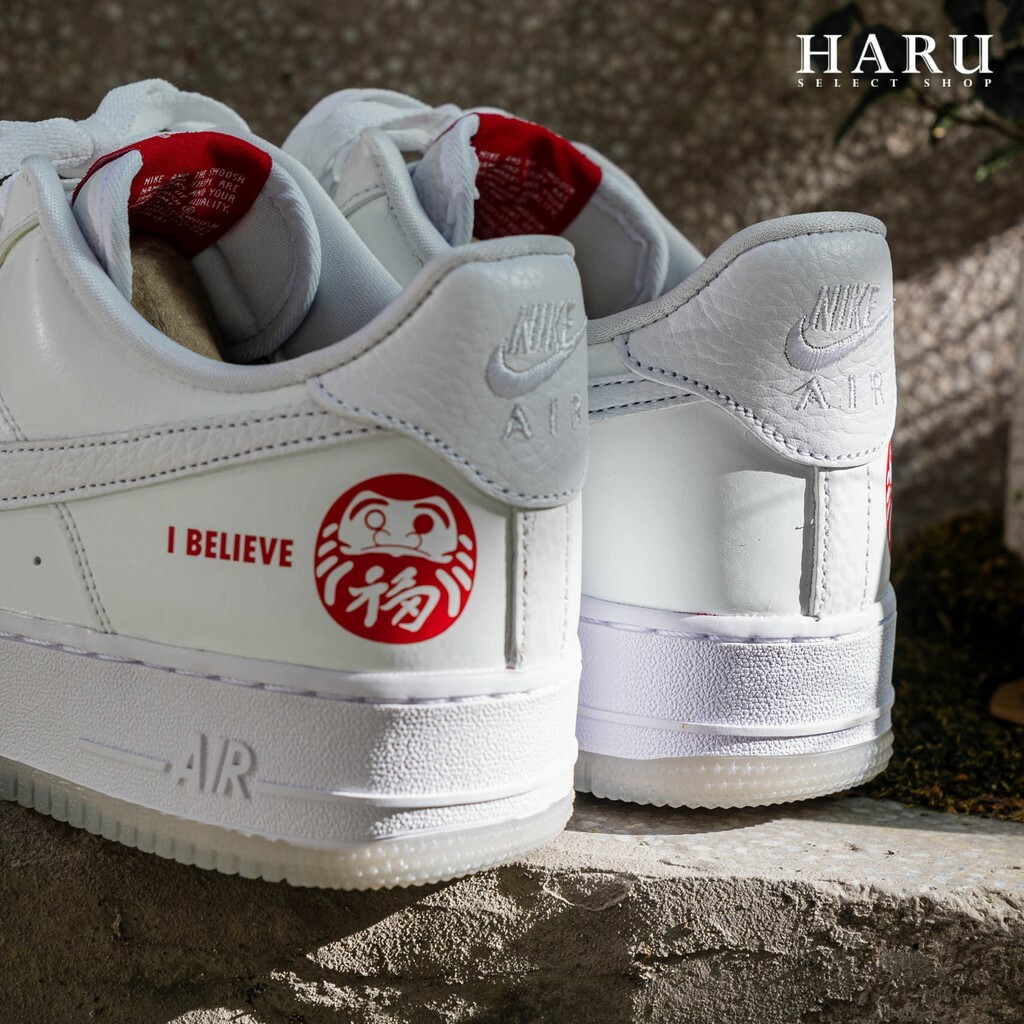 日本限定☆HAru☆NIKE AF1 BELIEVE DARUMA 日本限定福神達摩刮刮樂DD9941