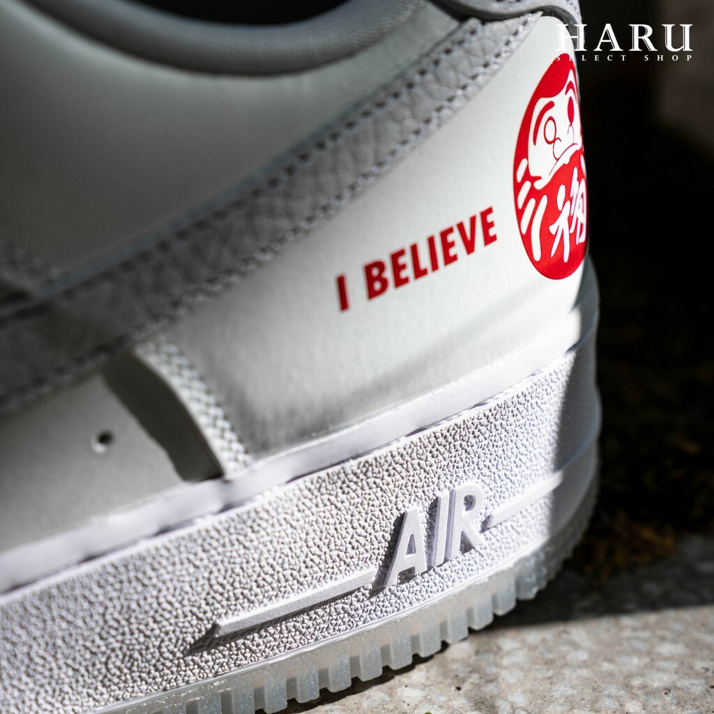 日本限定☆HAru☆NIKE AF1 BELIEVE DARUMA 日本限定福神達摩刮刮樂DD9941