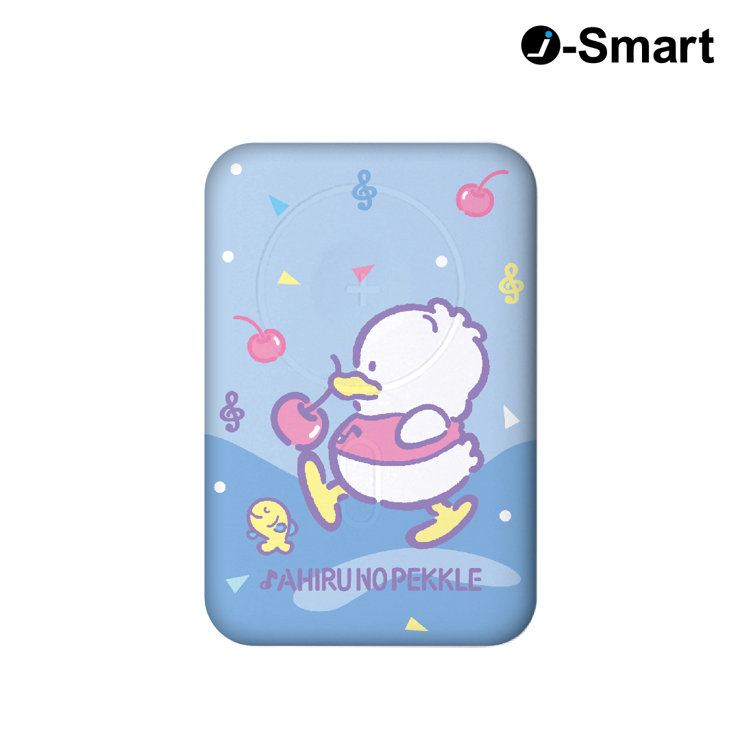 SANRIO CHARACTERS-3合1磁吸行動電源-AHIRUNOPEKKLE