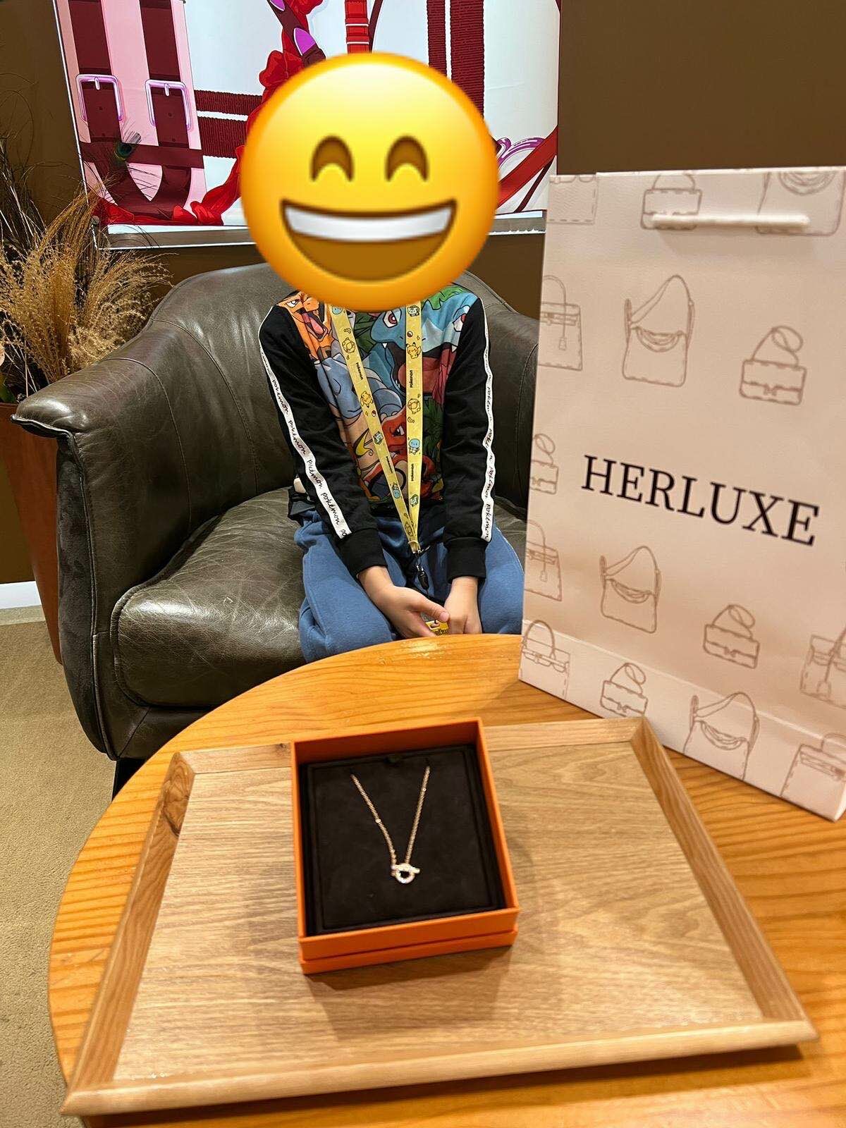 【 感謝支持 】爽快靚靚同仔仔來pick up小Q頸鏈🎉 靚靚讚HERLUXE 所有野都好好🥰 對實物非常滿意❤️ 多謝你嘅支持與信任🫶