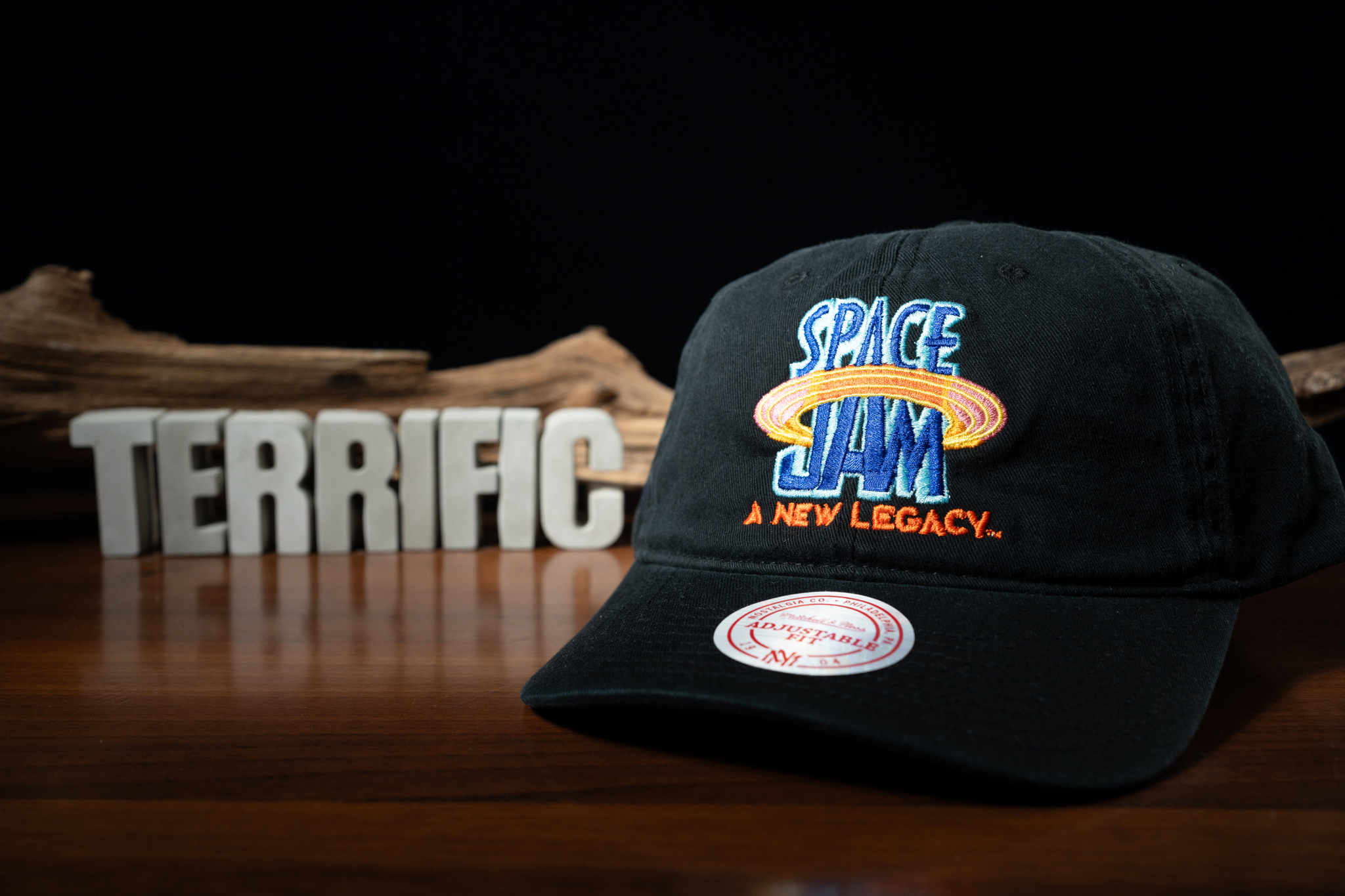 NBA帽子 Space Jam 怪物奇兵黑 老帽 M&N 可調式 全新