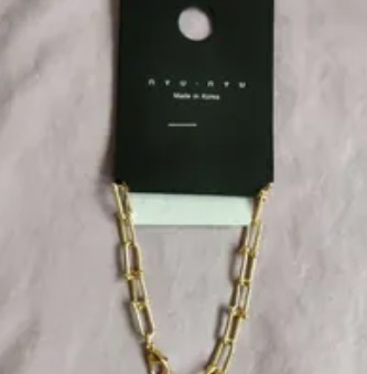 [S] NYU.NYU OPEN HEART LINKED CHAIN BRACELET, GOLD, SNN289 (SNN289)