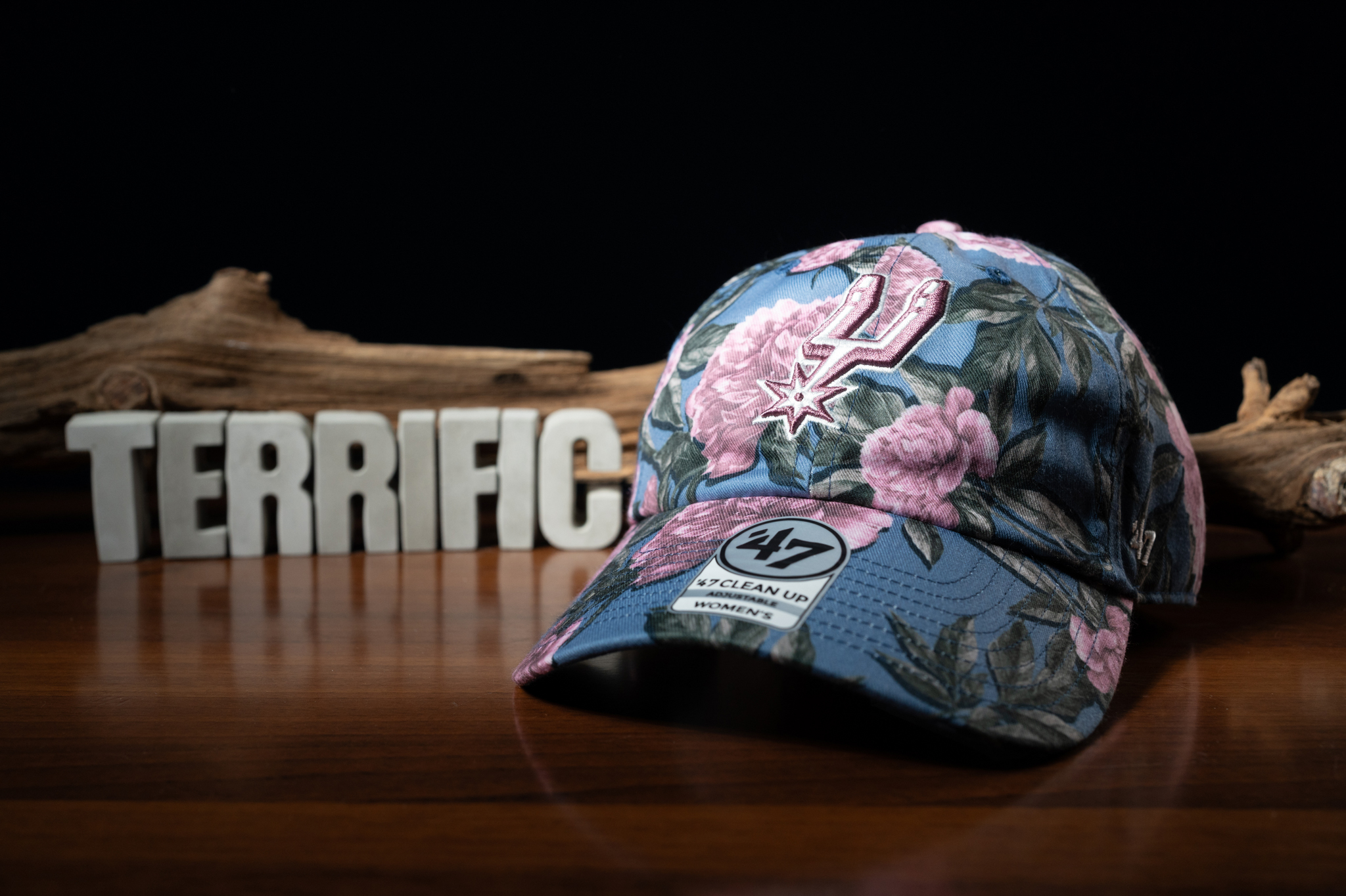 NBA帽子 San Antonio Spurs 聖安東尼奧馬刺 花卉風 老帽 '47 Brand 可調式 全新