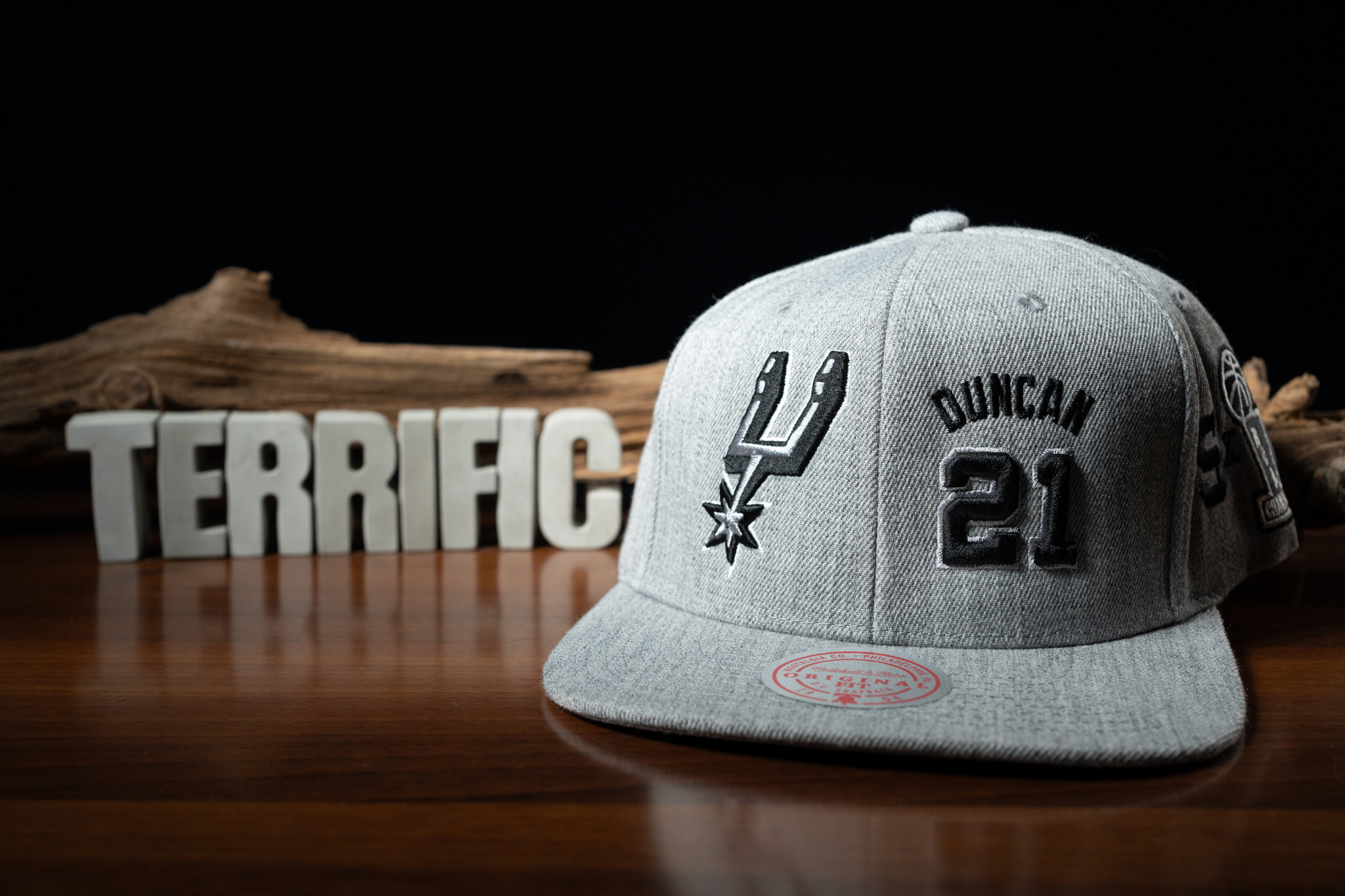 NBA帽子 San Antonio Spurs 聖安東尼奧馬刺 Tim Duncan 名人堂 HOF 灰 棒球帽 M&N 可調式 全新