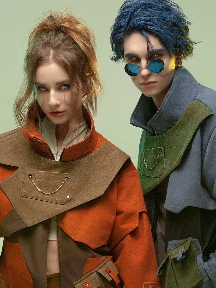 不作惡「遠地先遣夾克」賽博龐克多口袋探險夾克