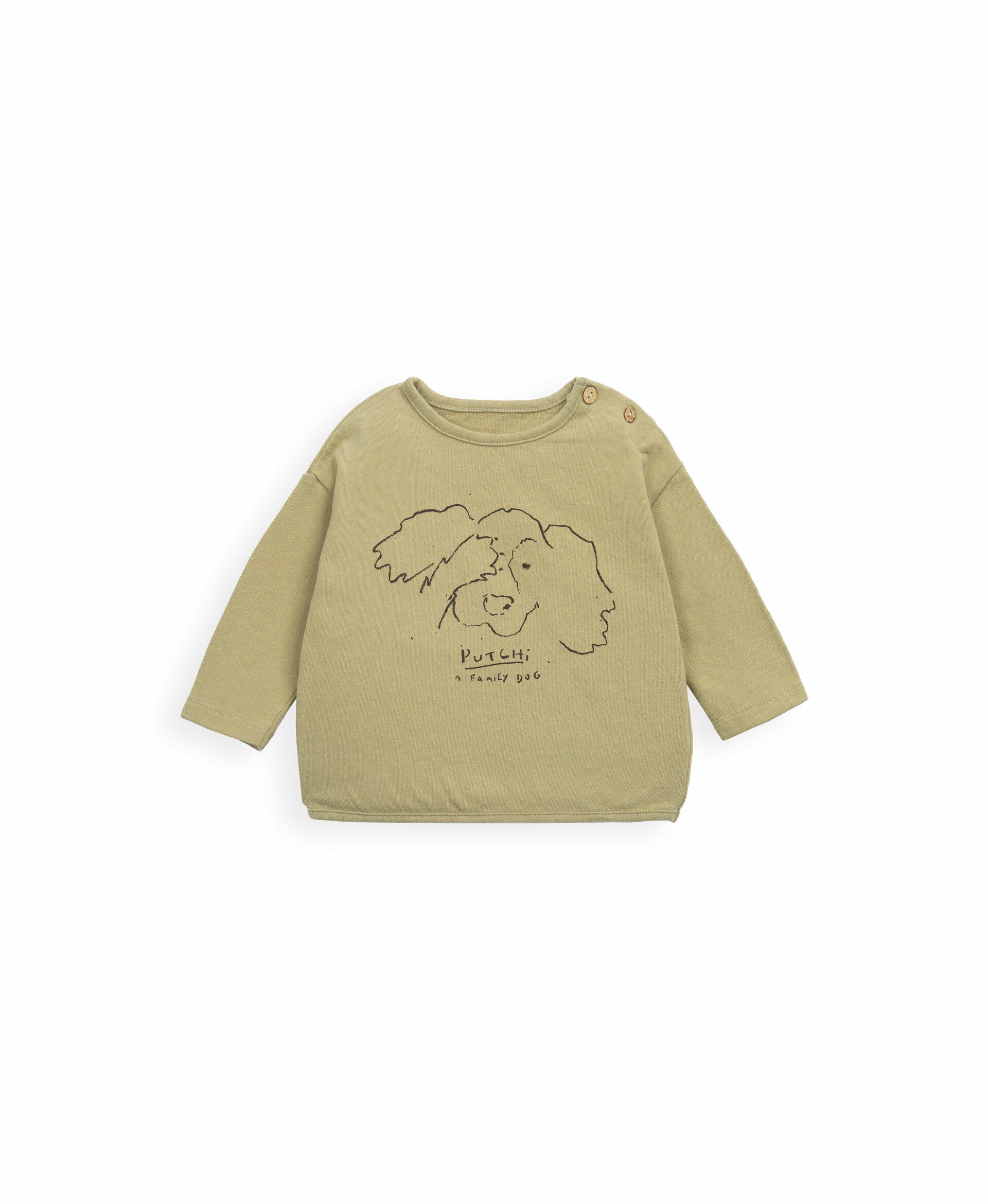 葡萄牙Play Up 有機棉狗狗柔軟上衣 - Time