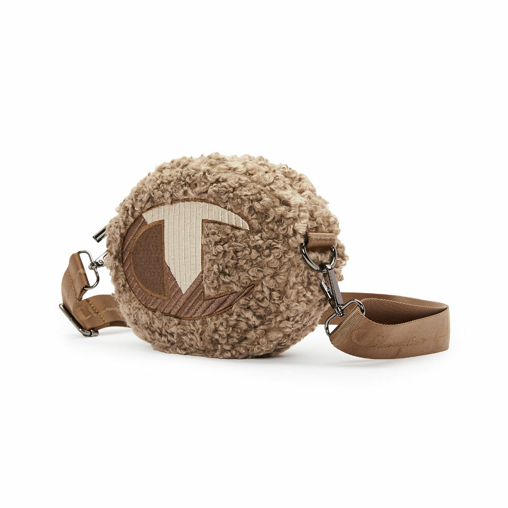 中性-SZ羊羔絨圓餅包-摩卡（U3DACPU22S1）