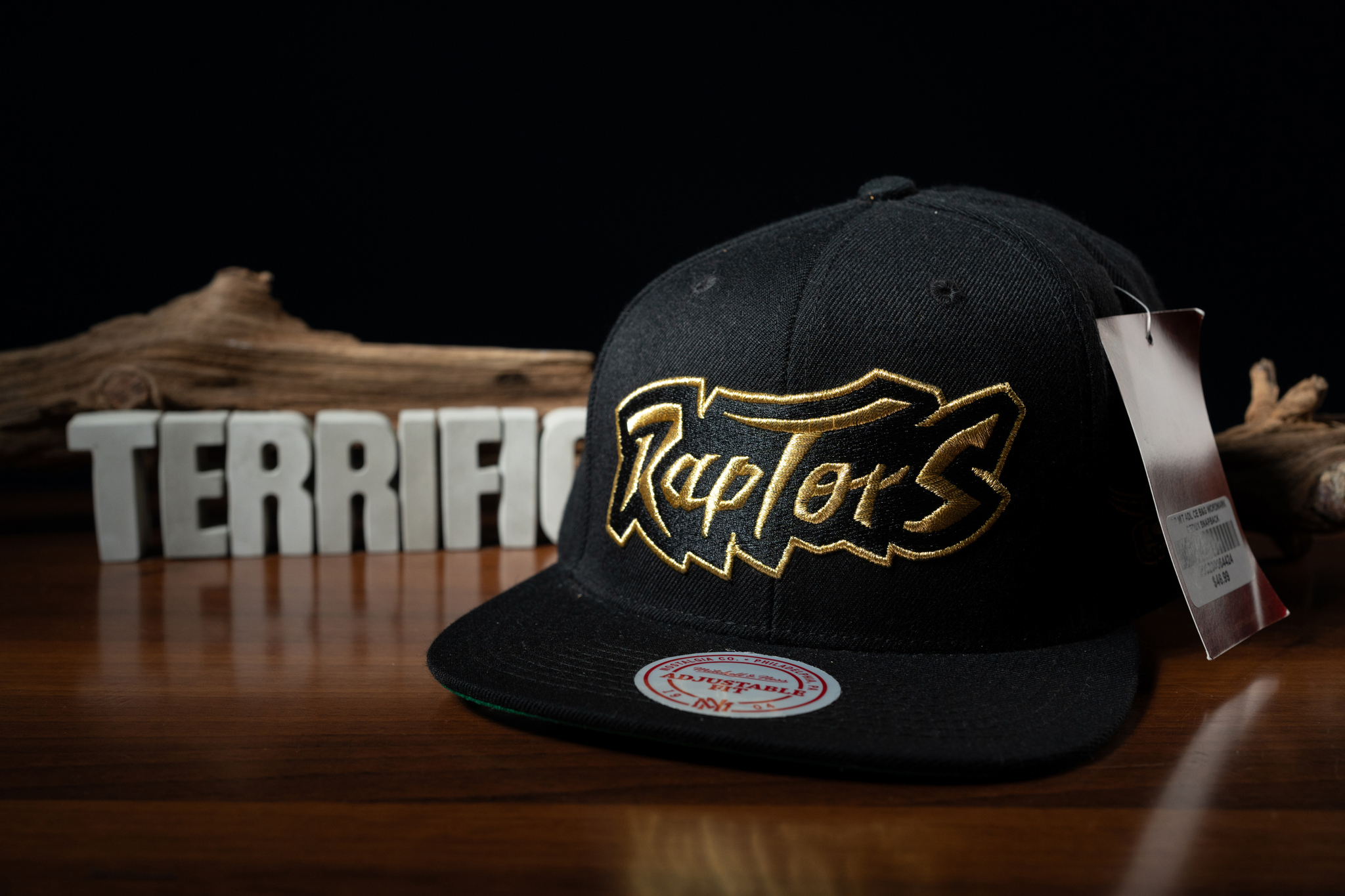 NBA帽子 Toronto Raptors 多倫多暴龍 城市黑 側邊大圖電繡 棒球帽 M&N 可調式 全新