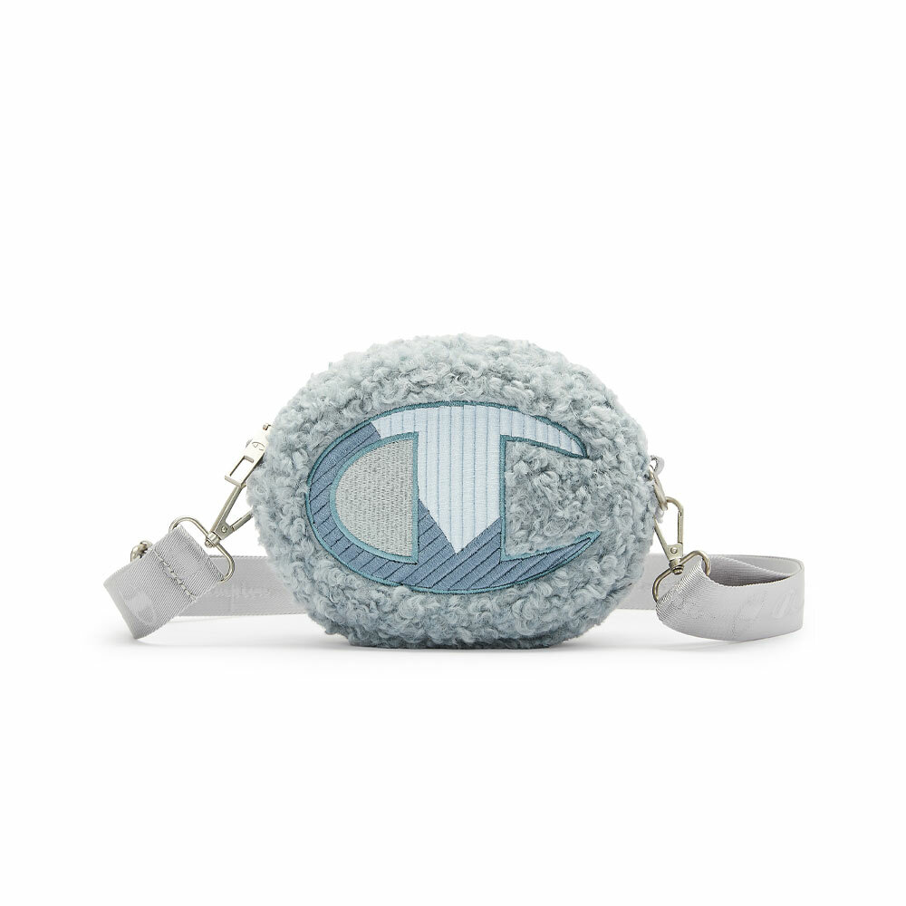 中性-SZ羊羔絨圓餅包-淺藍（U3DACPU22M2）