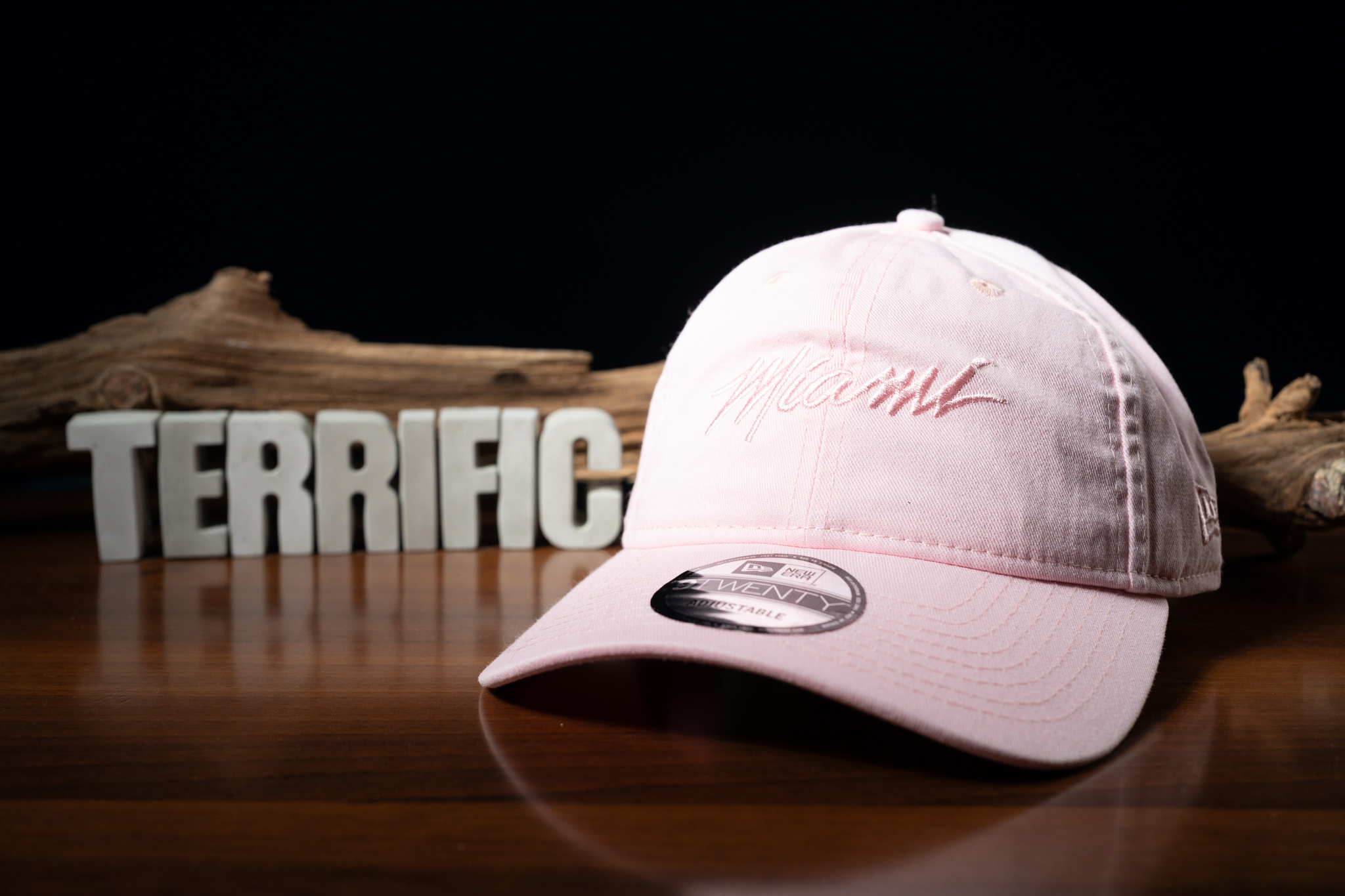 NBA帽子 Miami Heat 邁阿密熱火 粉紅電繡 老帽 New Era 9TWENTY 可調式 全新