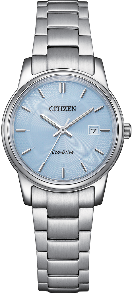 萬年鐘錶 - Citizen 星辰錶 經典光動能女錶 EW2318-73L 錶徑27.5MM