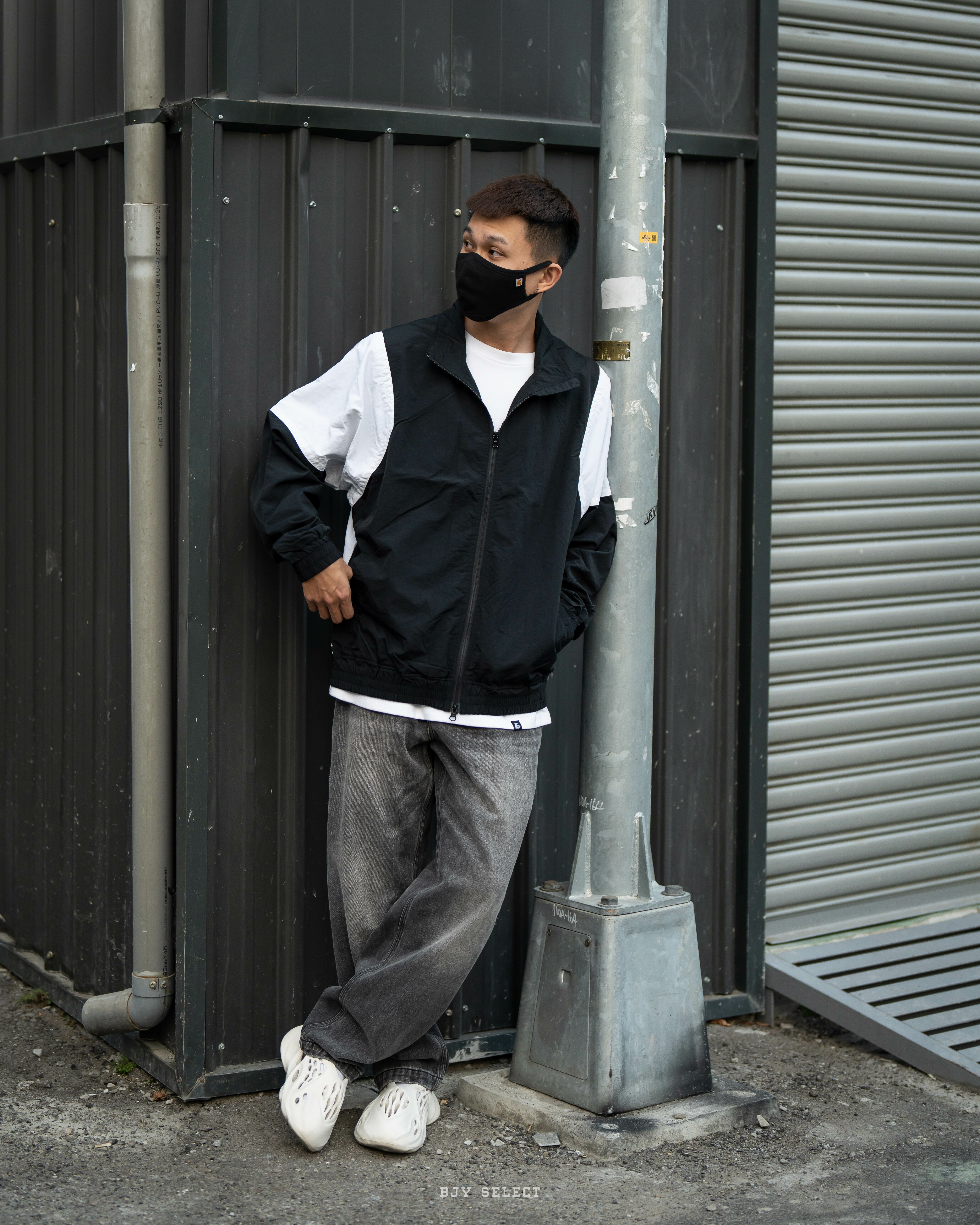 #現貨 United Athle 棉花狀尼龍立領風衣夾克 3721001 復古風 外套 防風 防潑水  G06