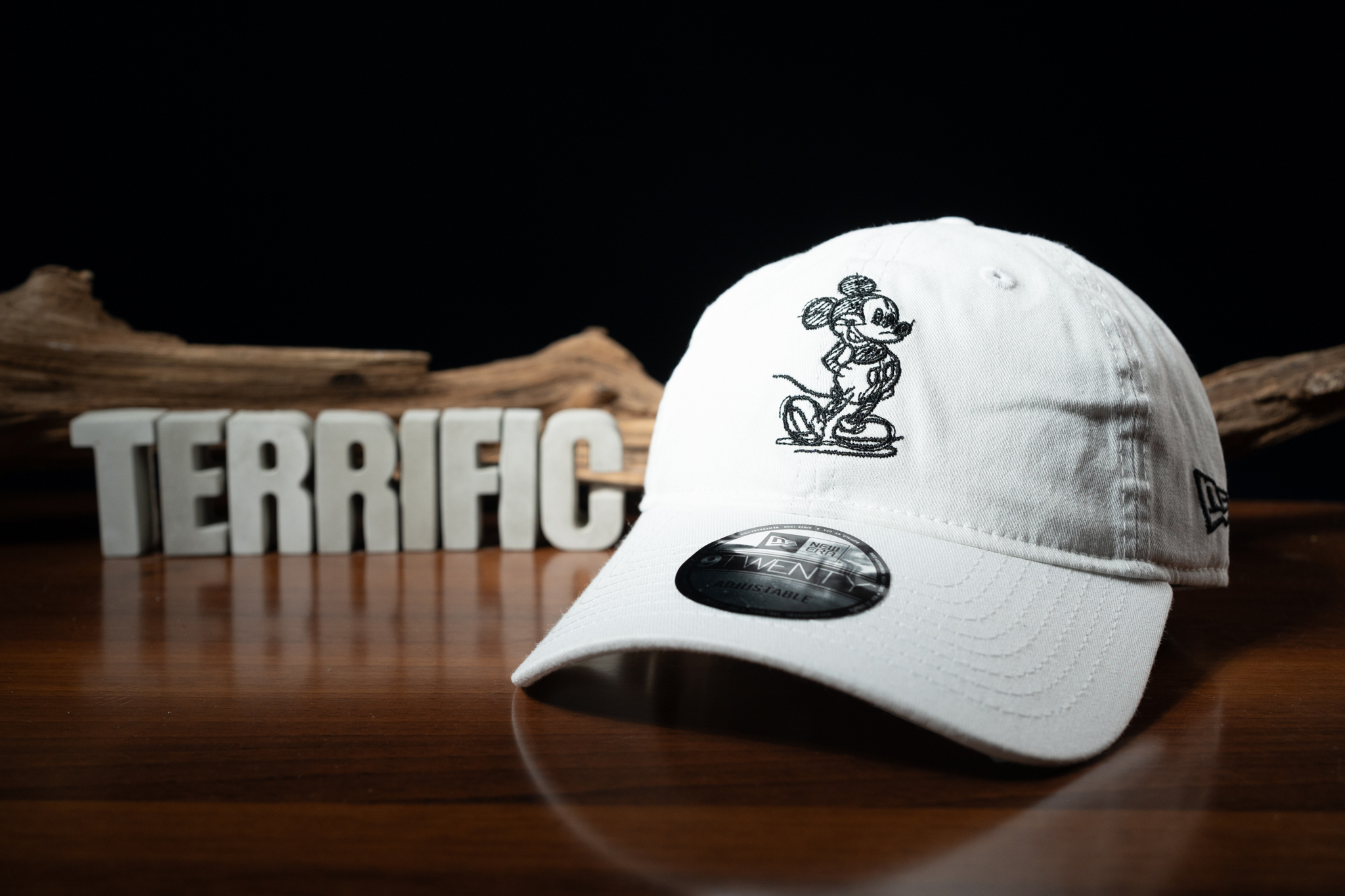 Disney帽子 Disney Mickey Mouse 迪士尼米奇 米老鼠 素描 黑線條 老帽 New Era 9TWENTY 可調式 全新