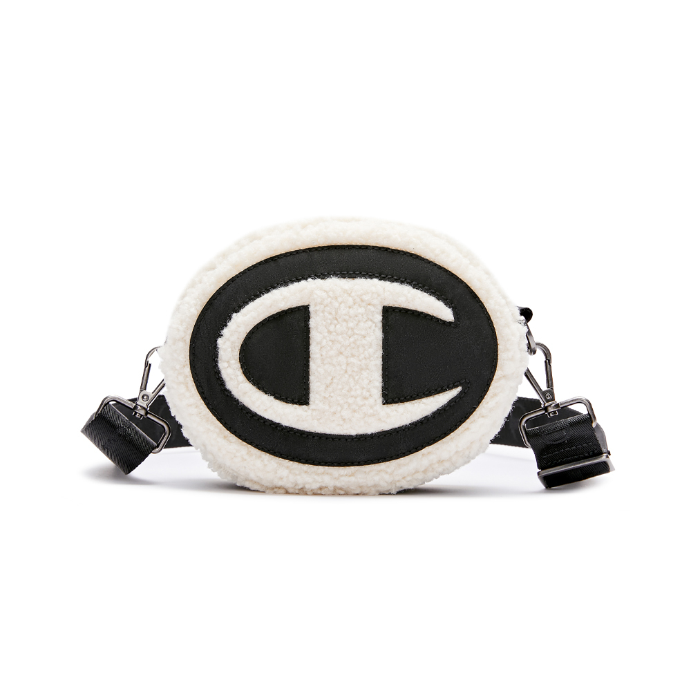 中性-SZ羊絨拼接圓餅包-黑色（U3DACPU23U1）